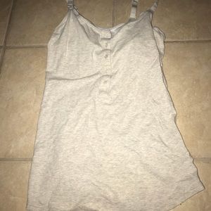 Nursing tank top